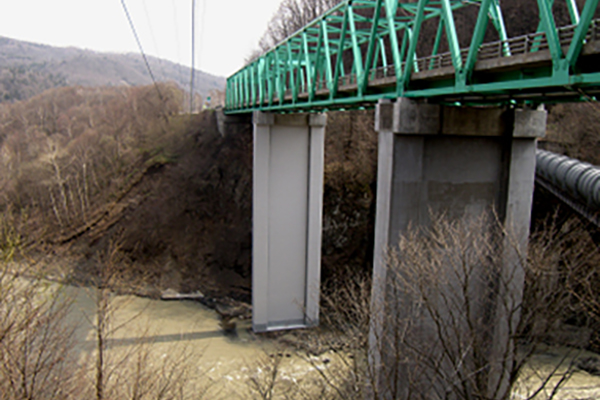 一般国道237号　三岩橋補修工事2