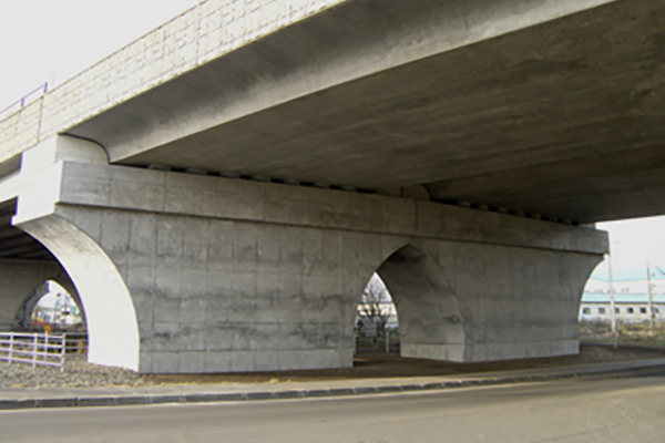 一般国道36号　恵庭市　戸磯跨線橋耐震補強外一連工事