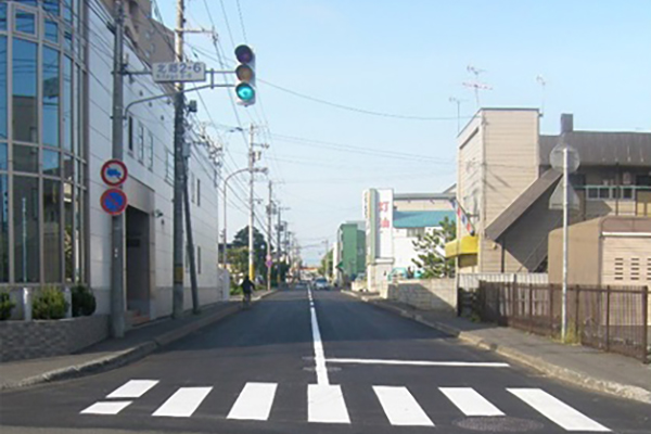 南郷南1号線(白石駅前4号線～道道大麻東雁来間)舗装路面改良工事